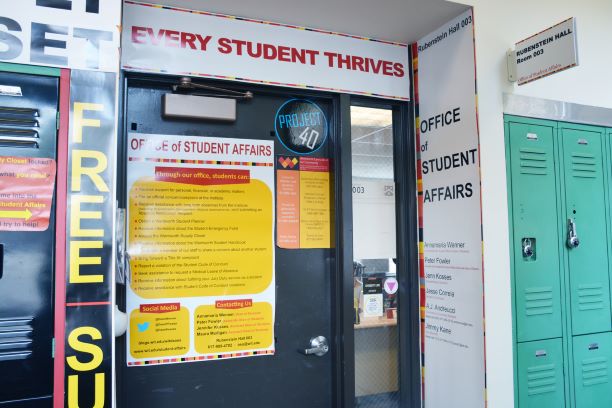 Student Support Lounge Office Door